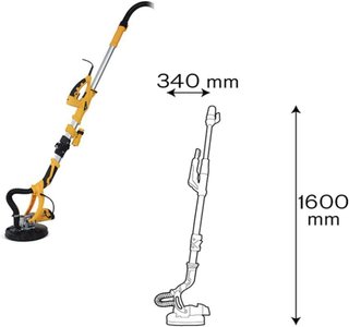 Lijadora Yeso Extensible y Aspirador Karcher