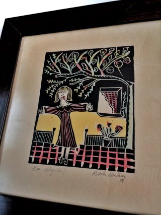 Grabado original Alegría! Roberta Matheu 1/50