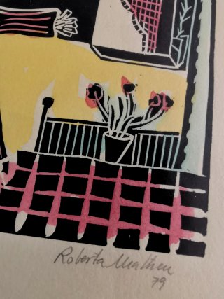 Grabado original Alegría! Roberta Matheu 1/50