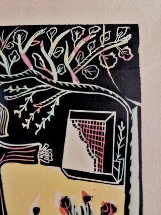 Grabado original Alegría! Roberta Matheu 1/50