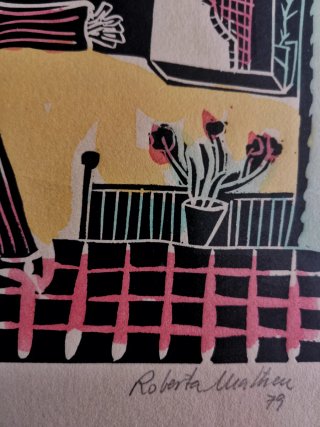 Grabado original Alegría! Roberta Matheu 1/50