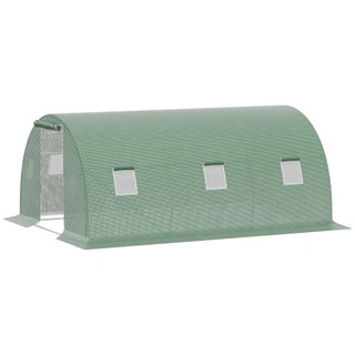 Serra a Tunnel da Esterno 4.5x3x2m e 6 Finestre