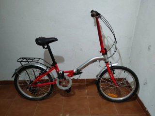 Bicicleta plegable a estrenar