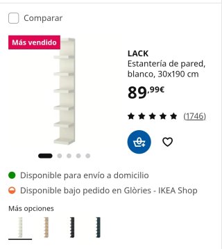 Estantería blanca Ikea
