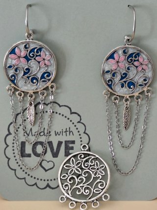 Pendientes artesanales acero inoxidable
