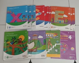 Lote libros 4° primaria.