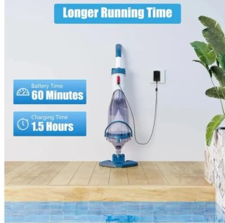Aspirador Piscina Enhulk Batería Azul/Blanco