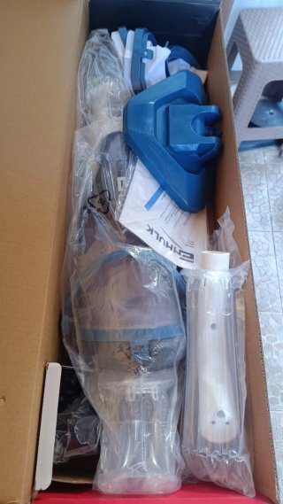 Aspirador Piscina Enhulk Batería Azul/Blanco