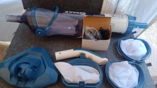Aspirador Piscina Enhulk Batería Azul/Blanco