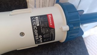 Aspirador Piscina Enhulk Batería Azul/Blanco