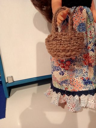 Vestido Nancy floral con bolso y diadema