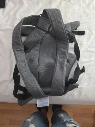 Mochila Portabebés Jane Dual Ergonómica Gris