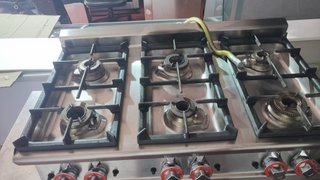 Cocina sobremesa Lotus 6 fuegos 2 mano