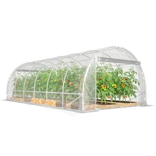 Serra a Tunnel 3x6x2 m Porte Avvolgibili Anti-UV