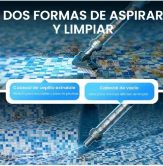 Aspirador Piscina, jacuzzi,  Inalámbrico Portátil