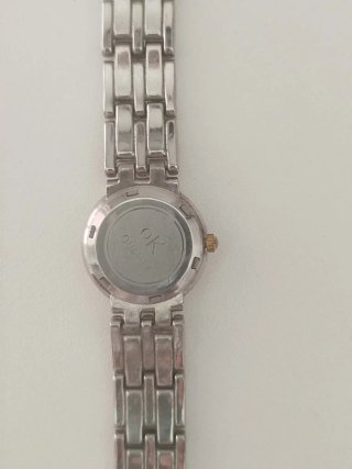 Orologio donna OK Quarzo Acciaio Dorato Argentato