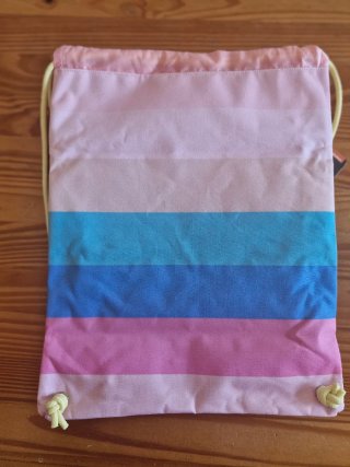 Mochila Saco Rosa Garfield Retro Est. 1978