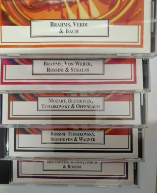 5 CDs Música Clásica: Famous Overtures