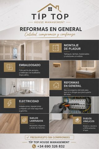 Reformas en general, montaje de pladur