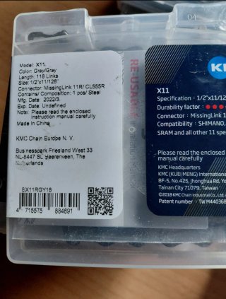 Lote 2 Cadenas KMC X11 Nuevas