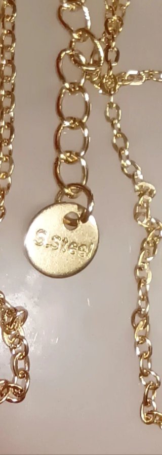 Conjunto Collar y Pendientes Irisdiscentes S.Steel