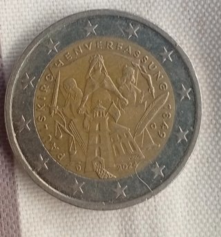 Moneda 2€ Conmemorativa Constitución 1849