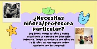 Profesora particular/niñera