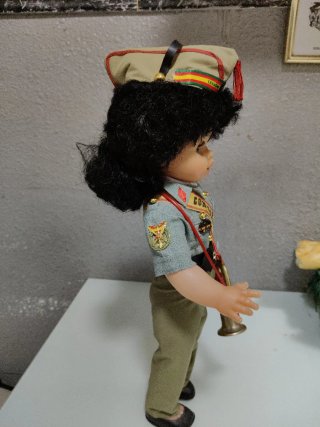 Muñeca legion funcionando militar mili ejercito
