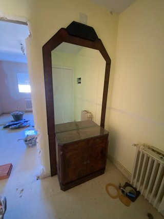 Mueble de entrada con espejo