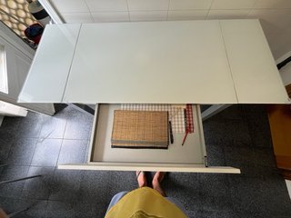Mesa de cocina cristal templado 6 personas