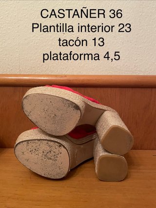 CASTAÑER - sandalias Abbey rojo 36