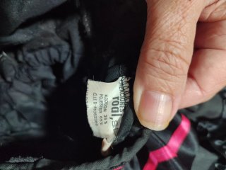 Traje Flamenca Negro y Fucsia Talla L