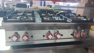 Cocina Industrial Lotus 6 Fuegos Sobremesa 2 mano