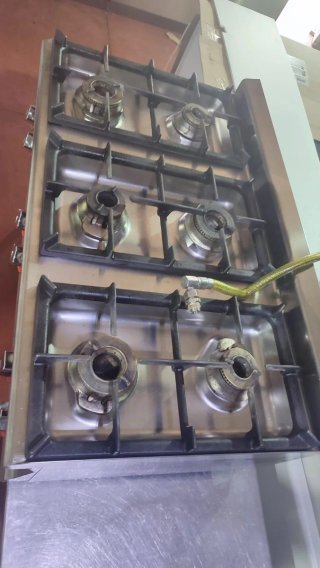 Cocina Industrial Lotus 6 Fuegos Sobremesa 2 mano
