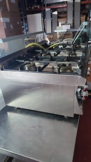 Cocina Industrial Lotus 6 Fuegos Sobremesa 2 mano