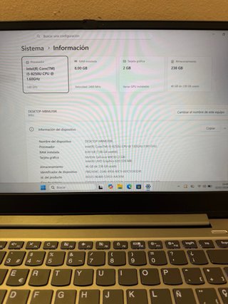 Portátil Lenovo i5