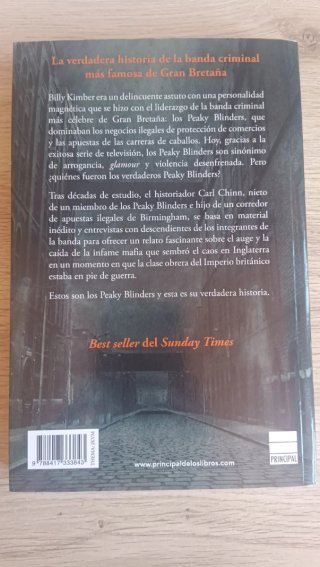 Libro: Peaky Blinders la verdadera historia.