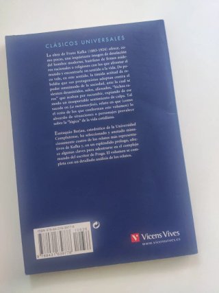 La metamorfosis y otros relatos, Kafka