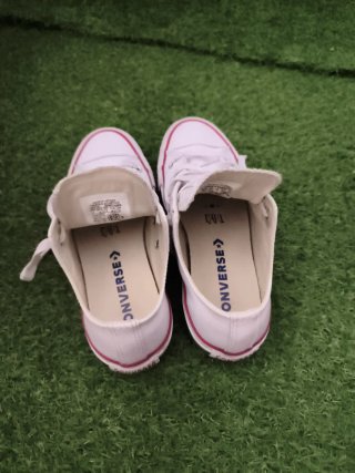 Converse Piel Blancas Talla 36.5 Poco uso