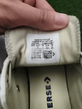 Converse Piel Blancas Talla 36.5 Poco uso