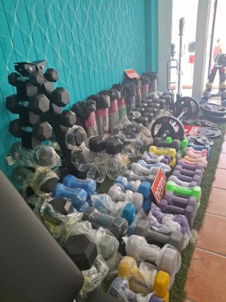 Par de pesas de neopreno 6 kg