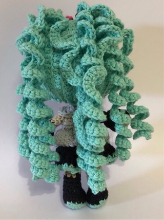 Hatsune Miku Amigurumi Crochet Muñeca