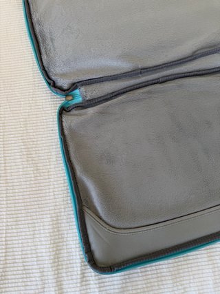 Funda portátil HSEOK gris y azul