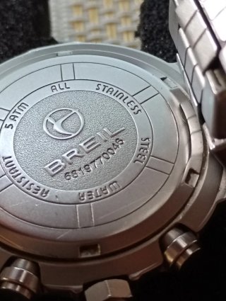 Orologio Breil Cronografo Uomo Blu Argento