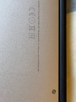 MacBook Air 2017 Batería Nueva (1 Ciclo)