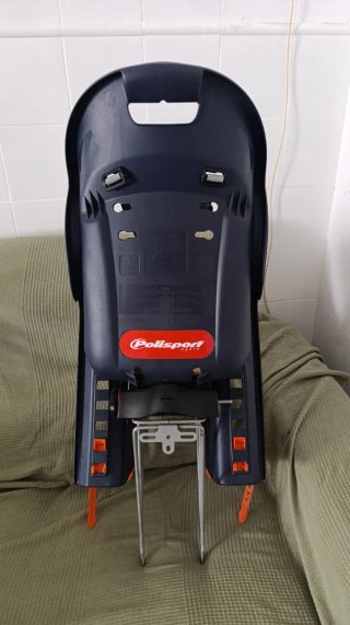 Silla bici con portaequipajes