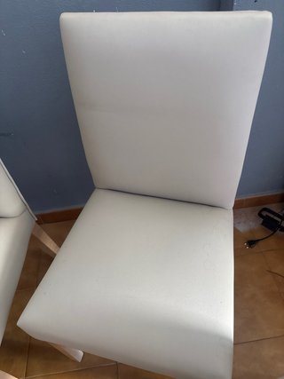 4 Sillas Comedor Salón Beige Madera