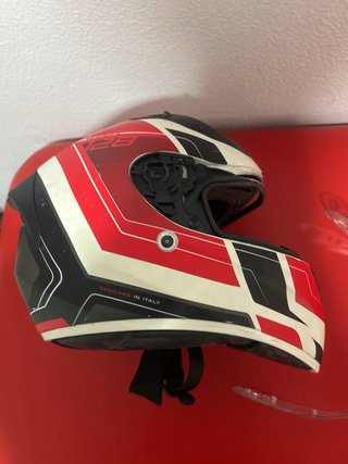 Casco de moto integral con visera