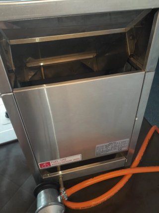 Freidora de gas butano