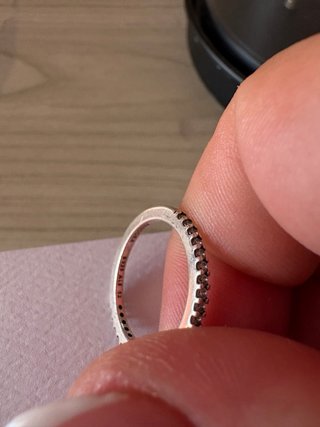 Anillo Pandora Mariposa Rosa y Plata